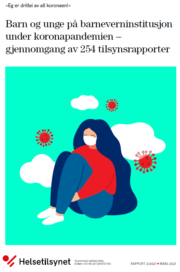 Bilde av forsiden rapport fra Helsetilsynet 3/2021
