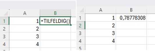 skjermbilde excel