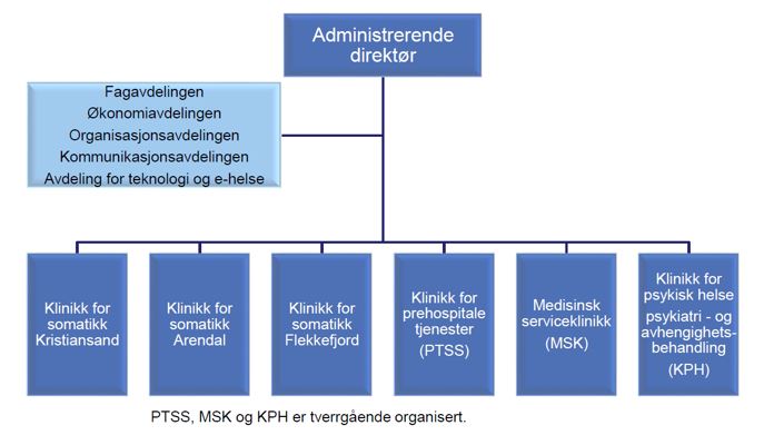 Organisering Sørlandet sykehus HF