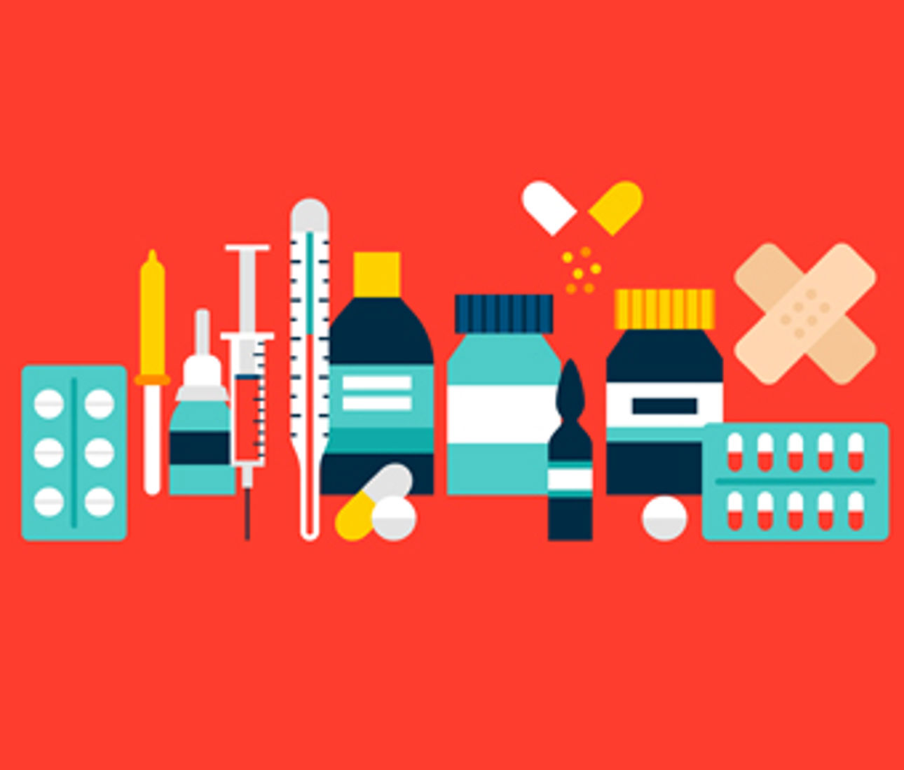 Legemidler: tabletter, sprøyter osv.